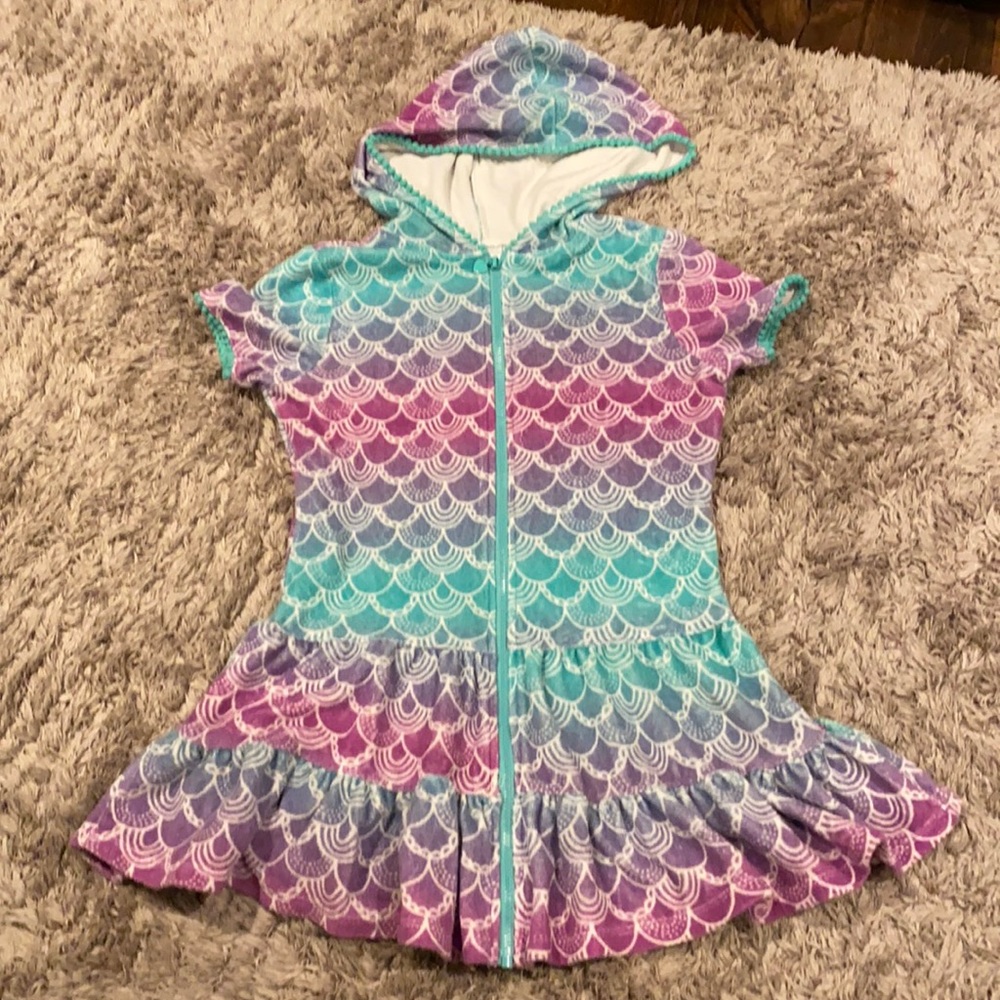 Swim suit | mermaid print Cover up